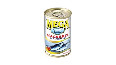 MEGA Mackerel in Natural Oil 155G .